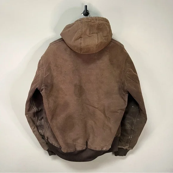 Vintage Carhartt Brown Hooded Jacket - Picture 6 of 6